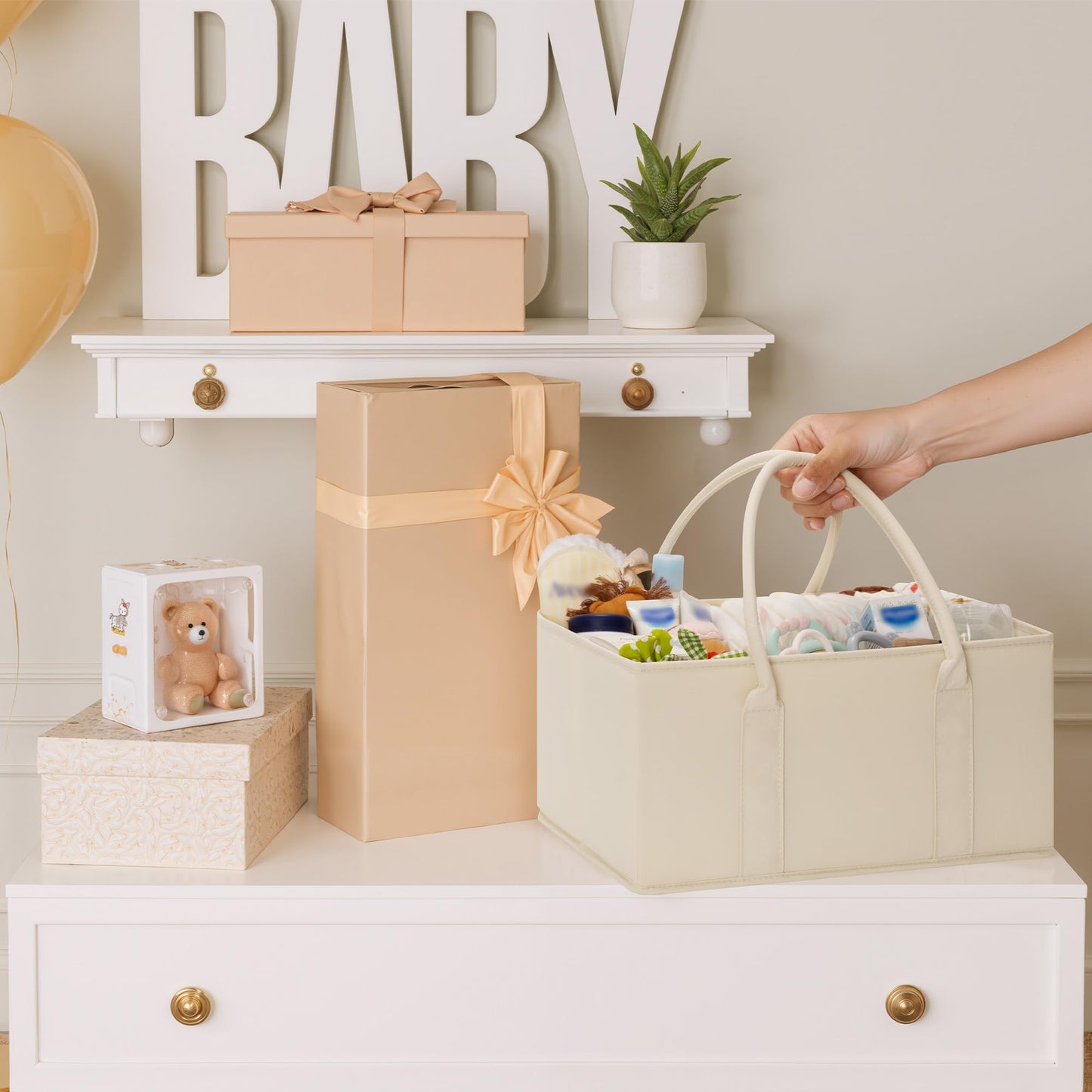 Organizador de pañales para bebé