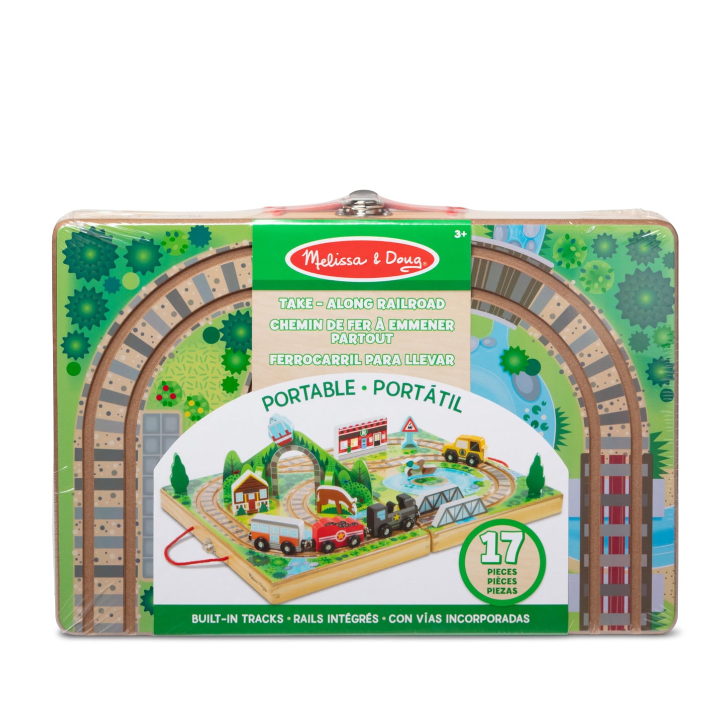 Melissa & Doug ferrocarril de mesa para llevar