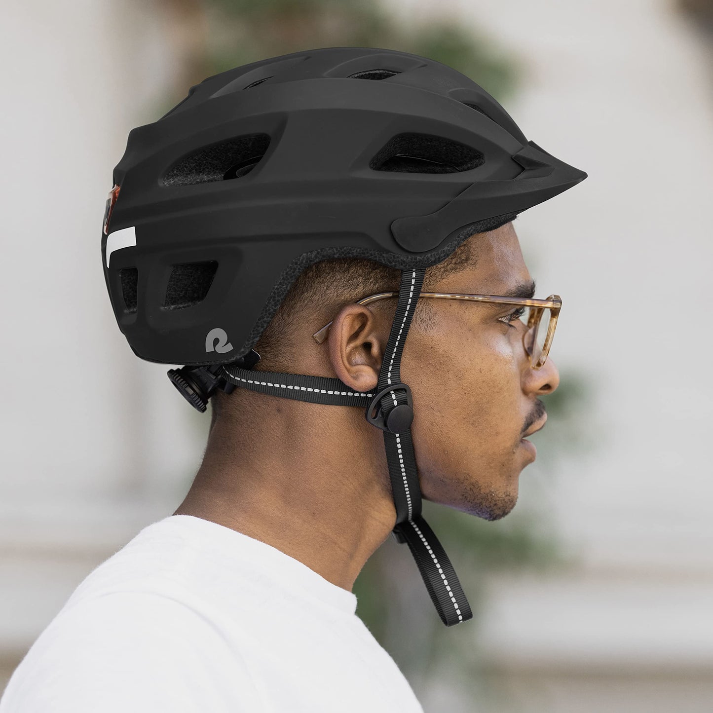 Retrospec Lennon Casco de Bicicleta para Adultos con luz de seguridad LED