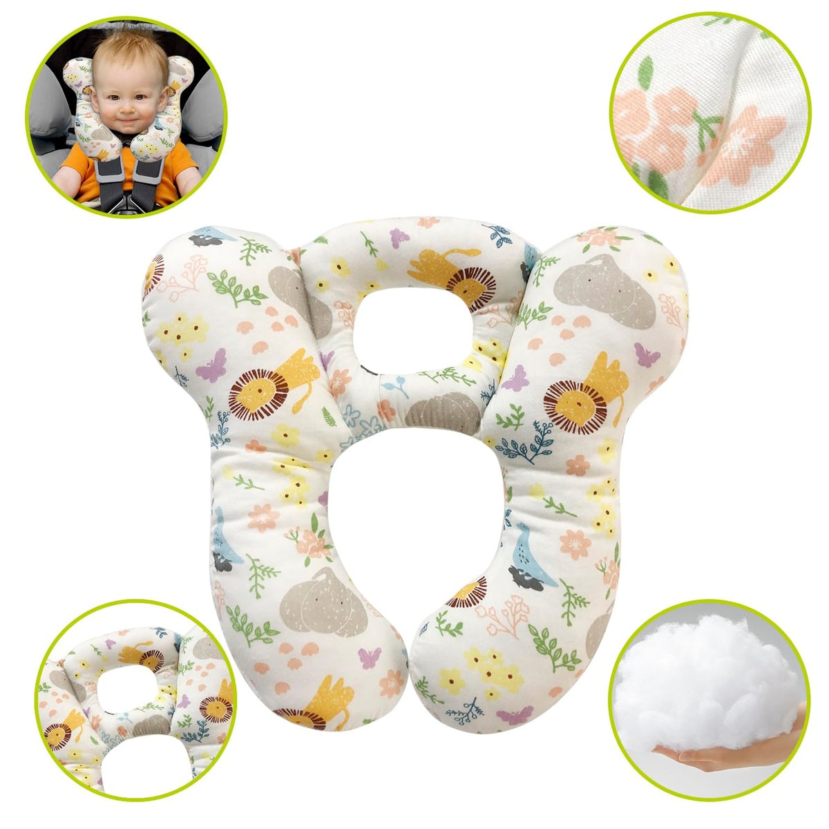 Almohada de viaje para bebé