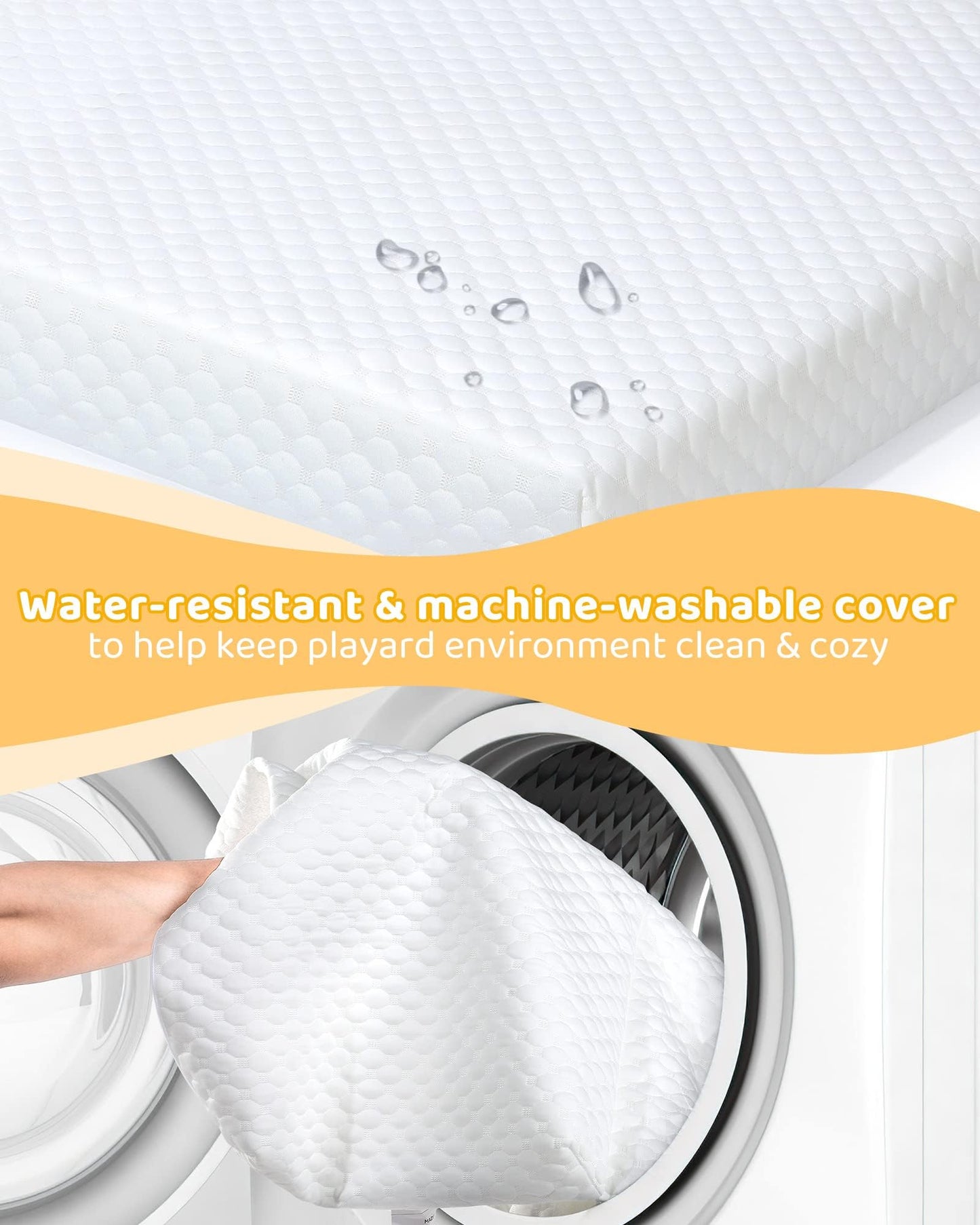 Forias - Colchón de juego y paquete triple, para viajes