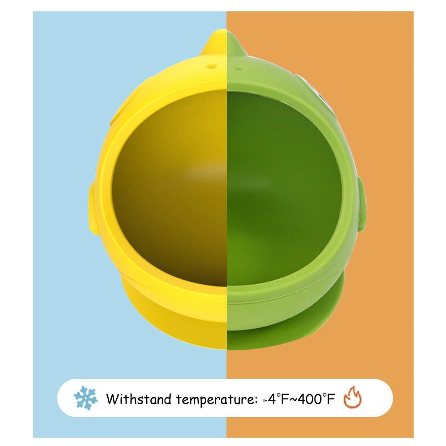 OUROBOT vaso de silicona para refrigerios para niños pequeños