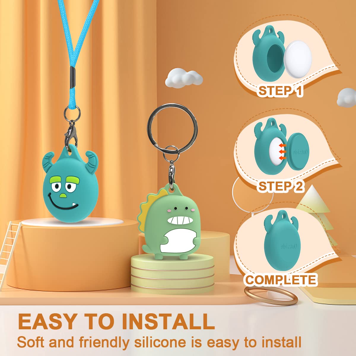 Collar Air Tag con longitud ajustable