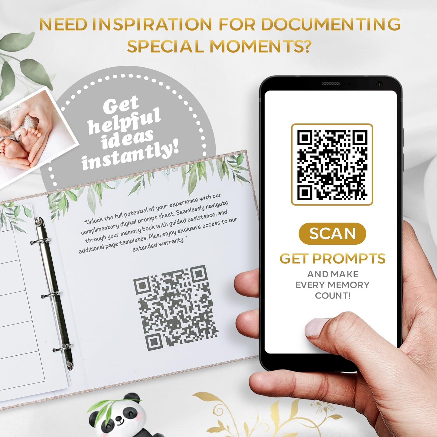 Libro de recuerdos para los primeros 5 años del bebé