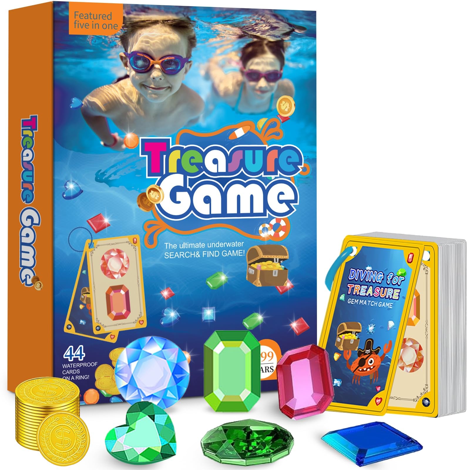 Juguetes de gemas de buceo en 1, juguetes de piscina de buceo y