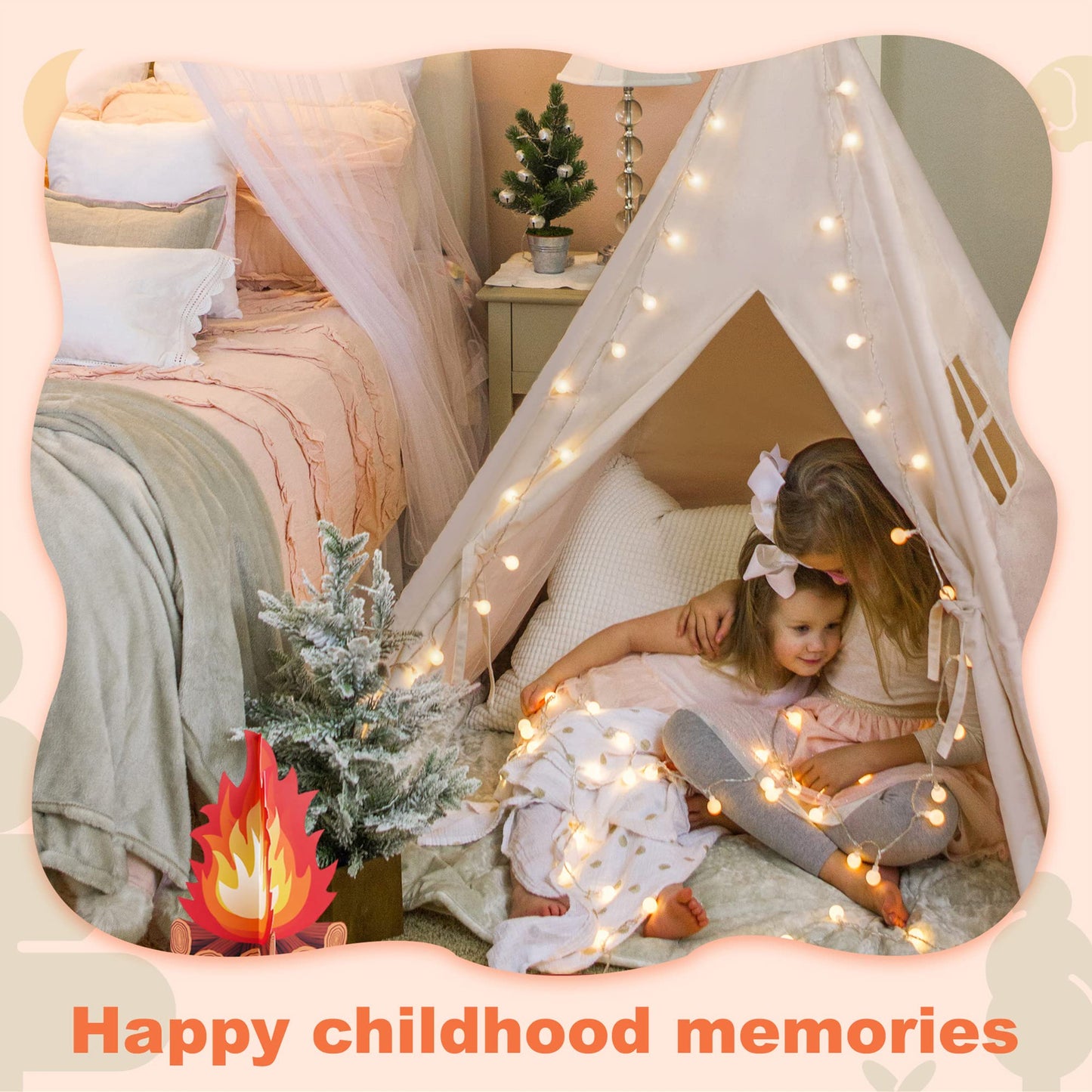 Tiny Land tienda de campaña para niños, con luces