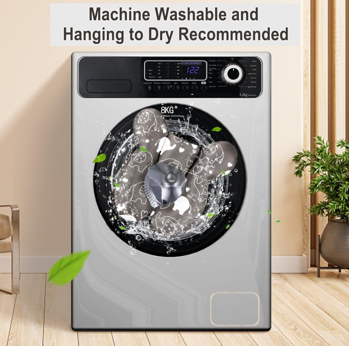 vocheer Almohada de viaje para bebé