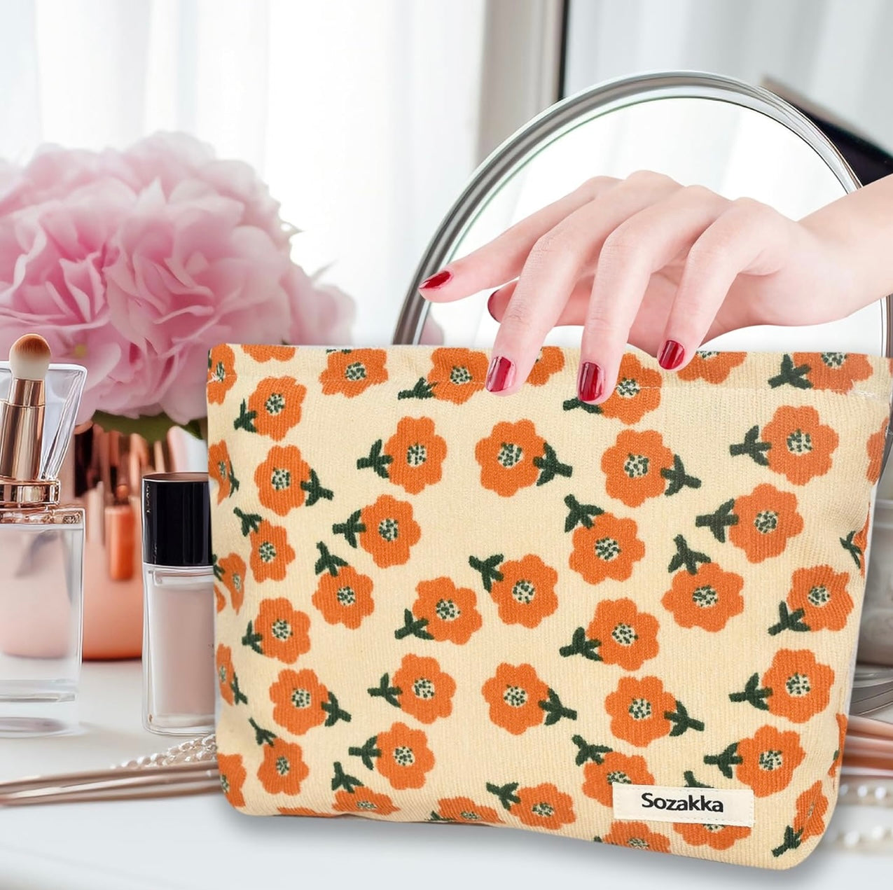 Bolsa de maquillaje, bolsas de cosméticos para viajes