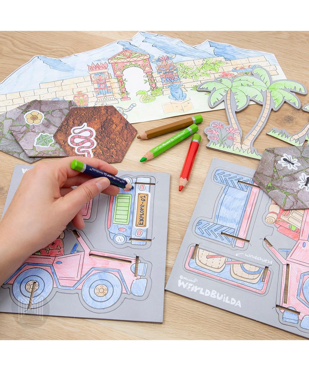 Figuras troqueladas jR. WorldBuilda ExpandaBits