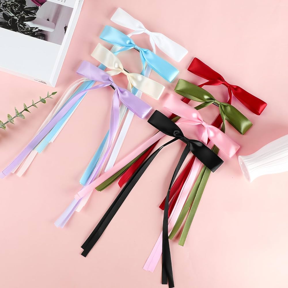 8 pinzas para el cabello con nudo