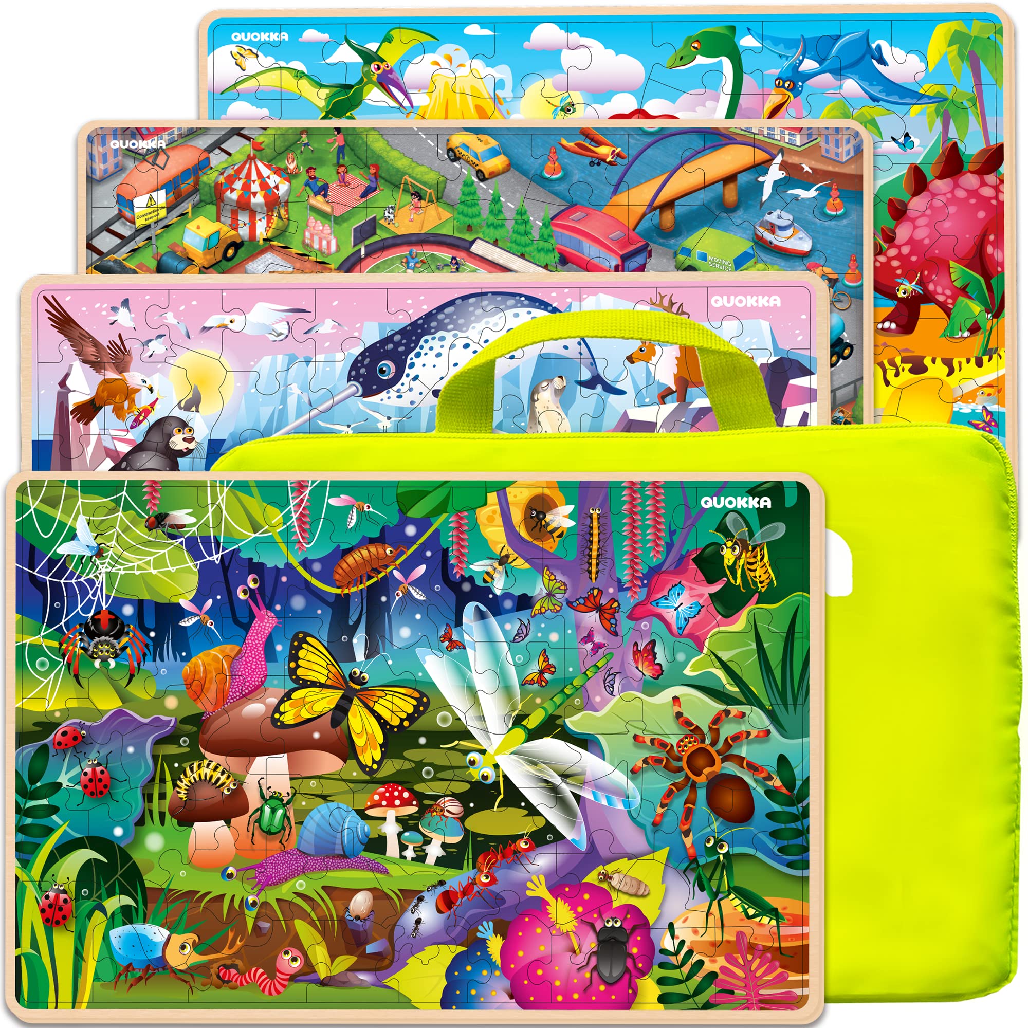 Rompecabezas de madera QUOKKA para niños de a años