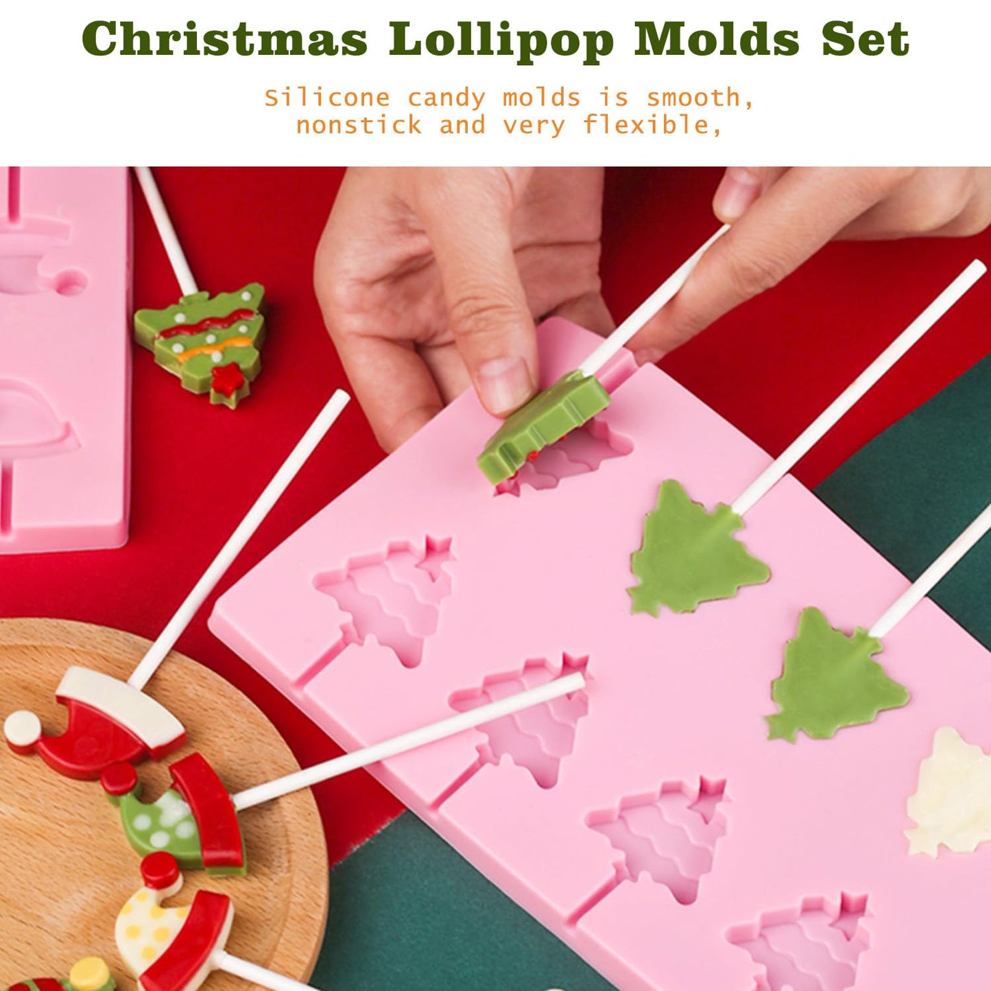 Moldes de silicona de Navidad