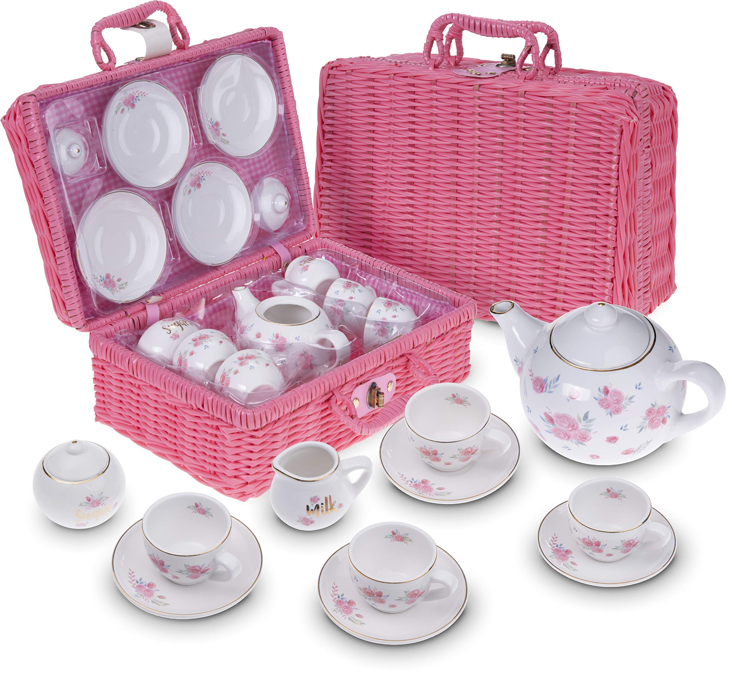 Juego De Tazas Para Niñas Juego De Té De Porcelana Para Niñas
