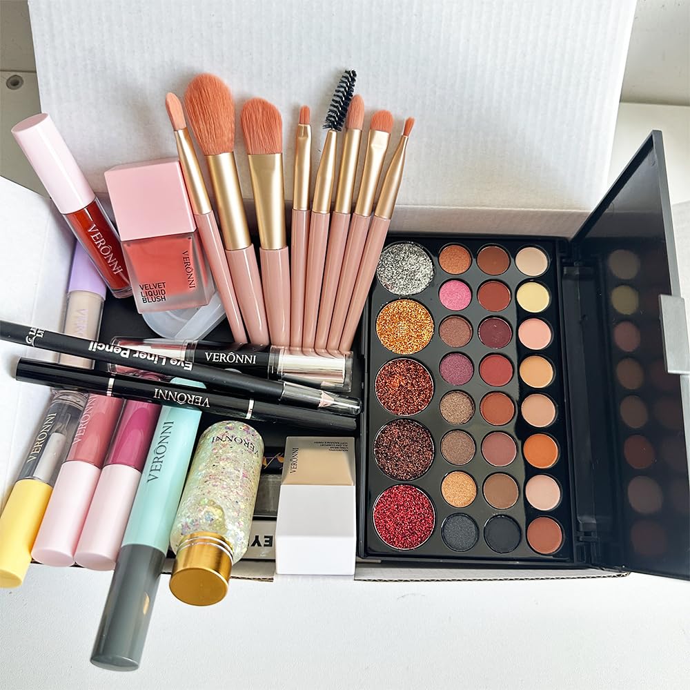 VERONNI Kit de maquillaje todo en uno