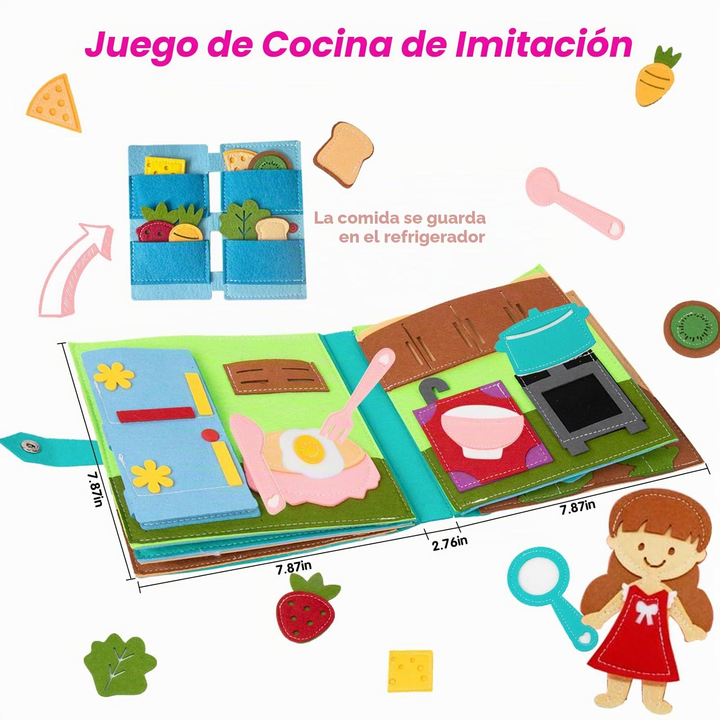 Libro ocupado de la vida diaria