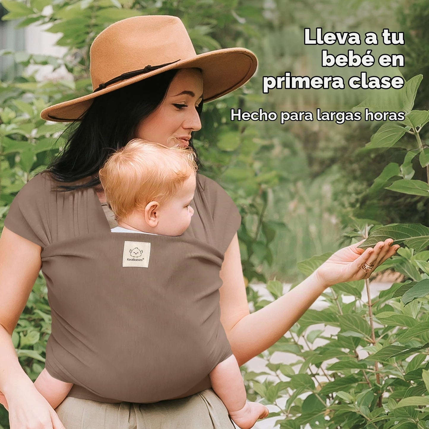KeaBabies Portabebés Envolvente - Portabebés Original Todo en 1 de Recién Nacido a Niño Pequeño