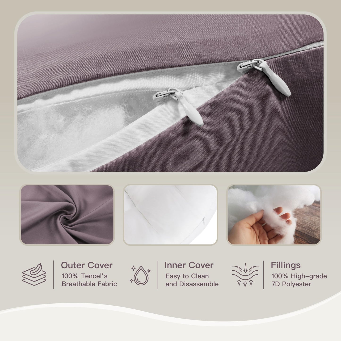 Almohada de embarazo COZYREST, ajustable y con forma de mariposa
