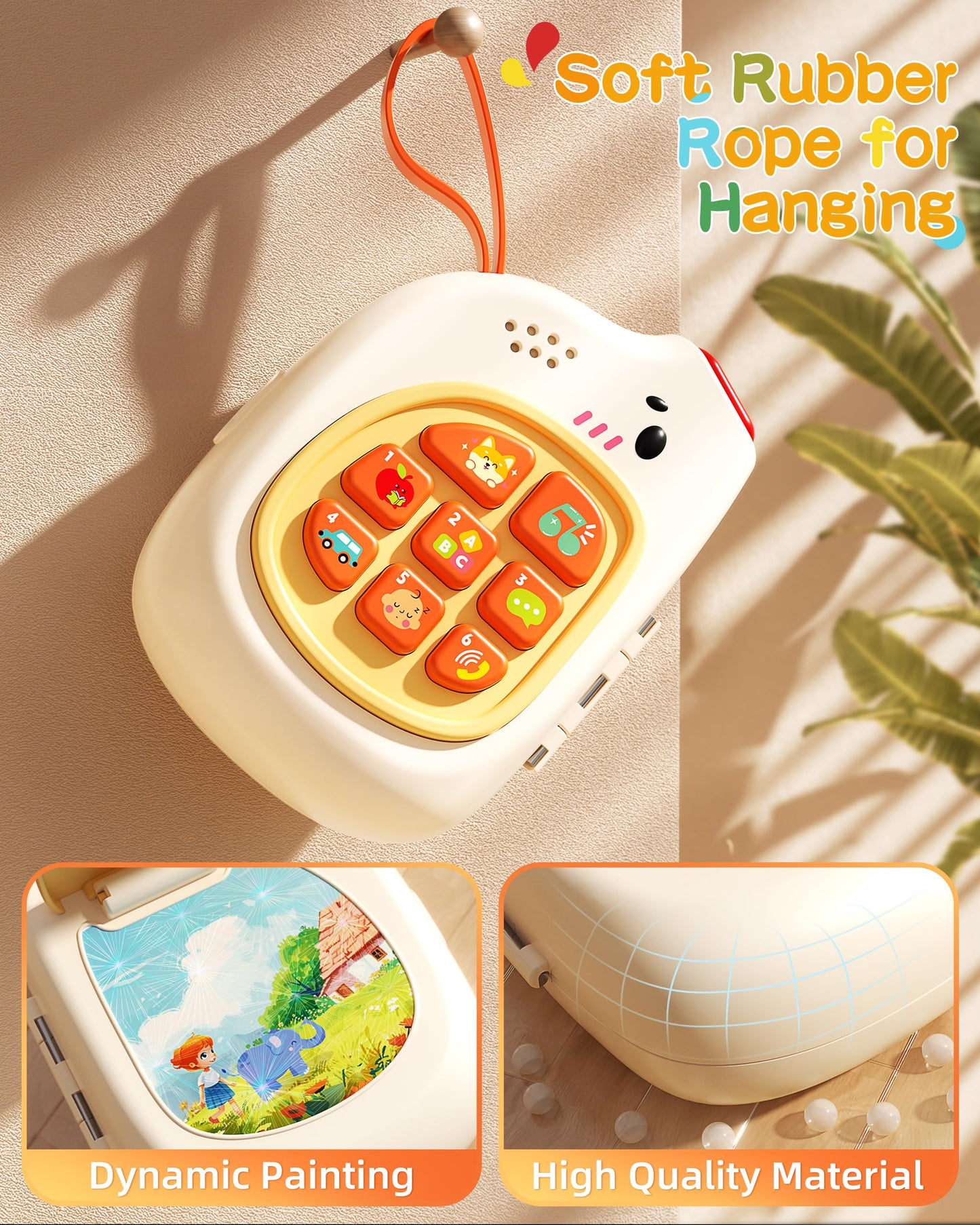 Teléfono para bebé con música para niños pequeños