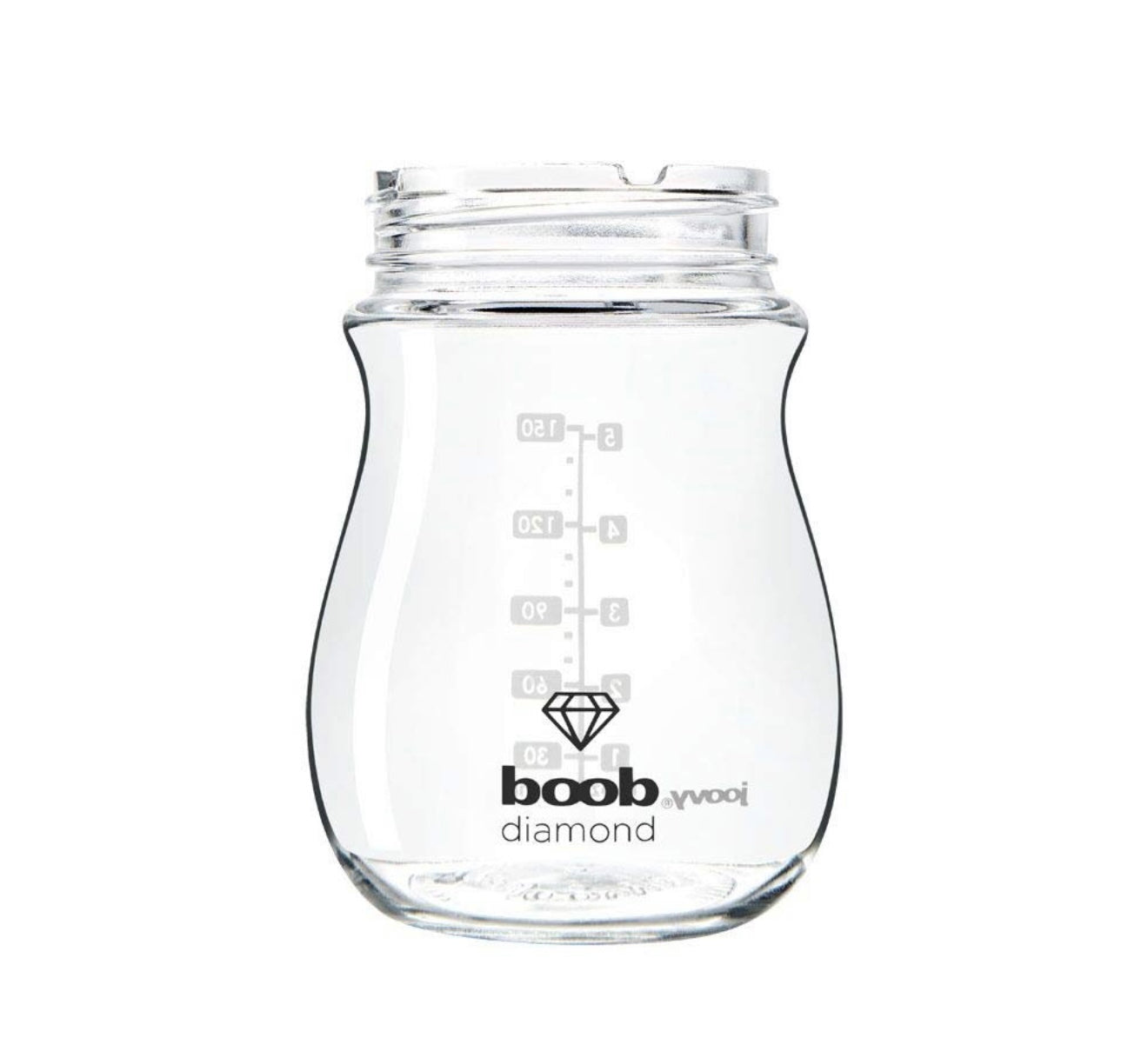 JOOVY Boob Diamond 5 onzas, 3 piezas con funda turquesa