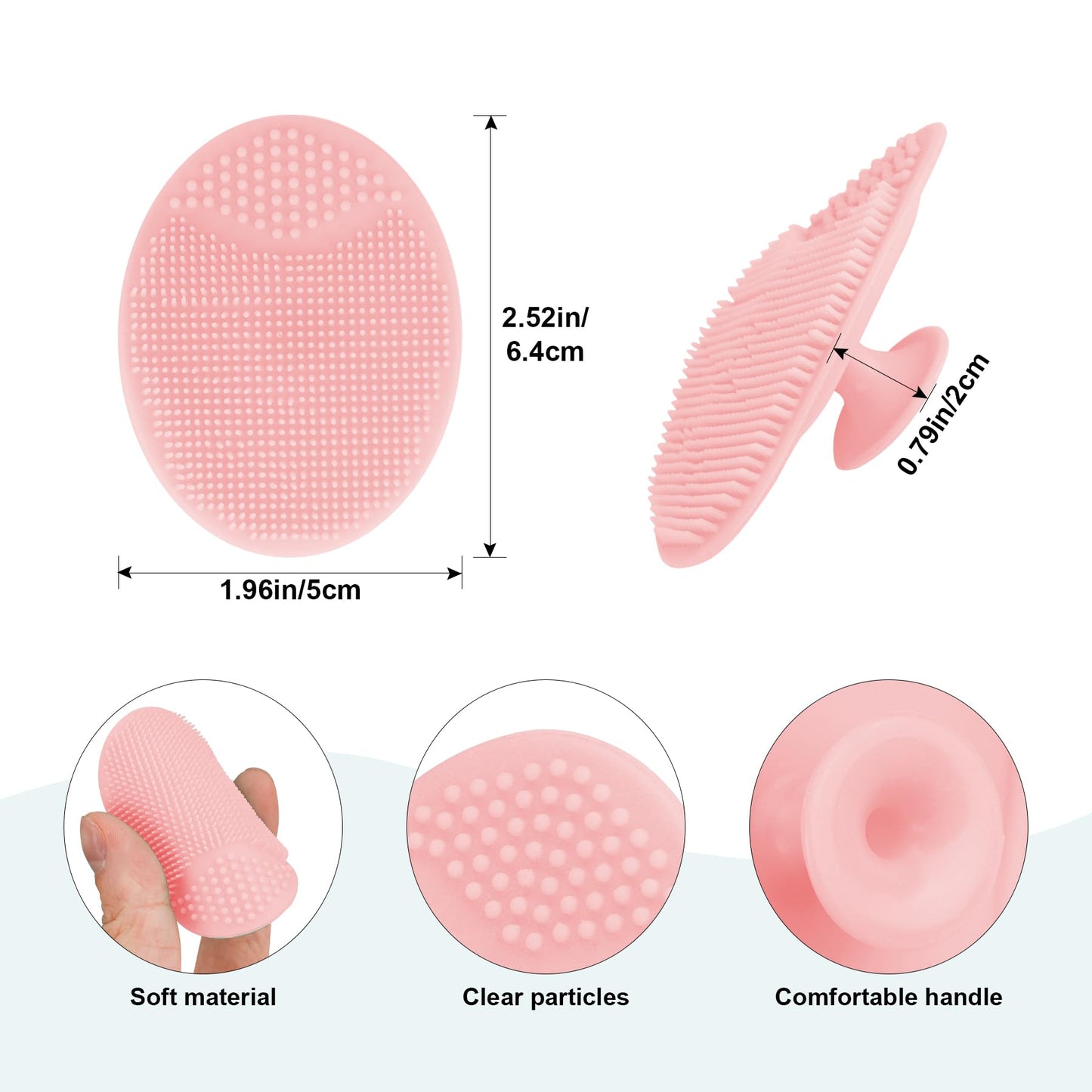 Juego de 3 cepillos de pelo de bebé con mango de madera y peine para recién nacidos