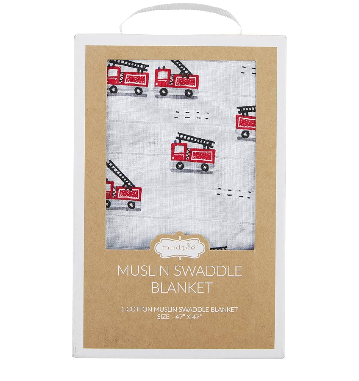Mud Pie Fire Truck Swaddle, Fire Truck