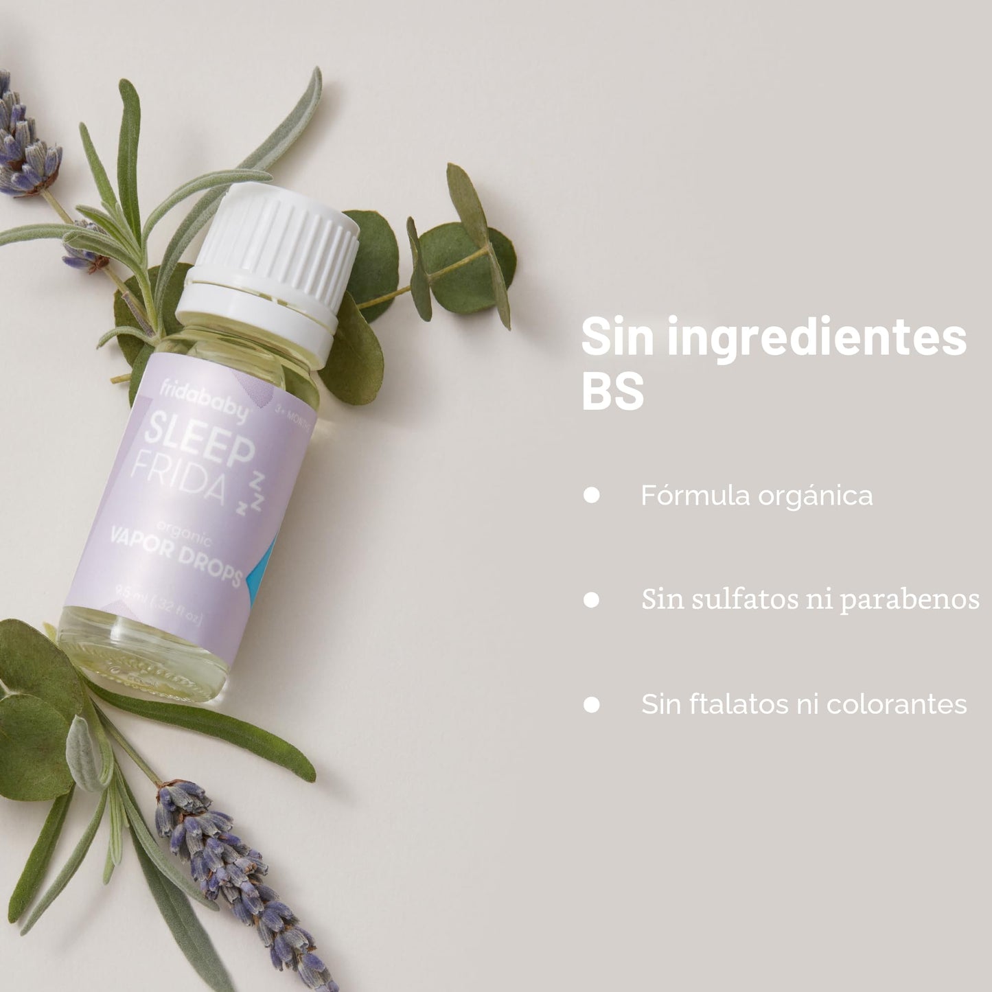 Frida Baby Gotas de baño de vapor natural para dormir