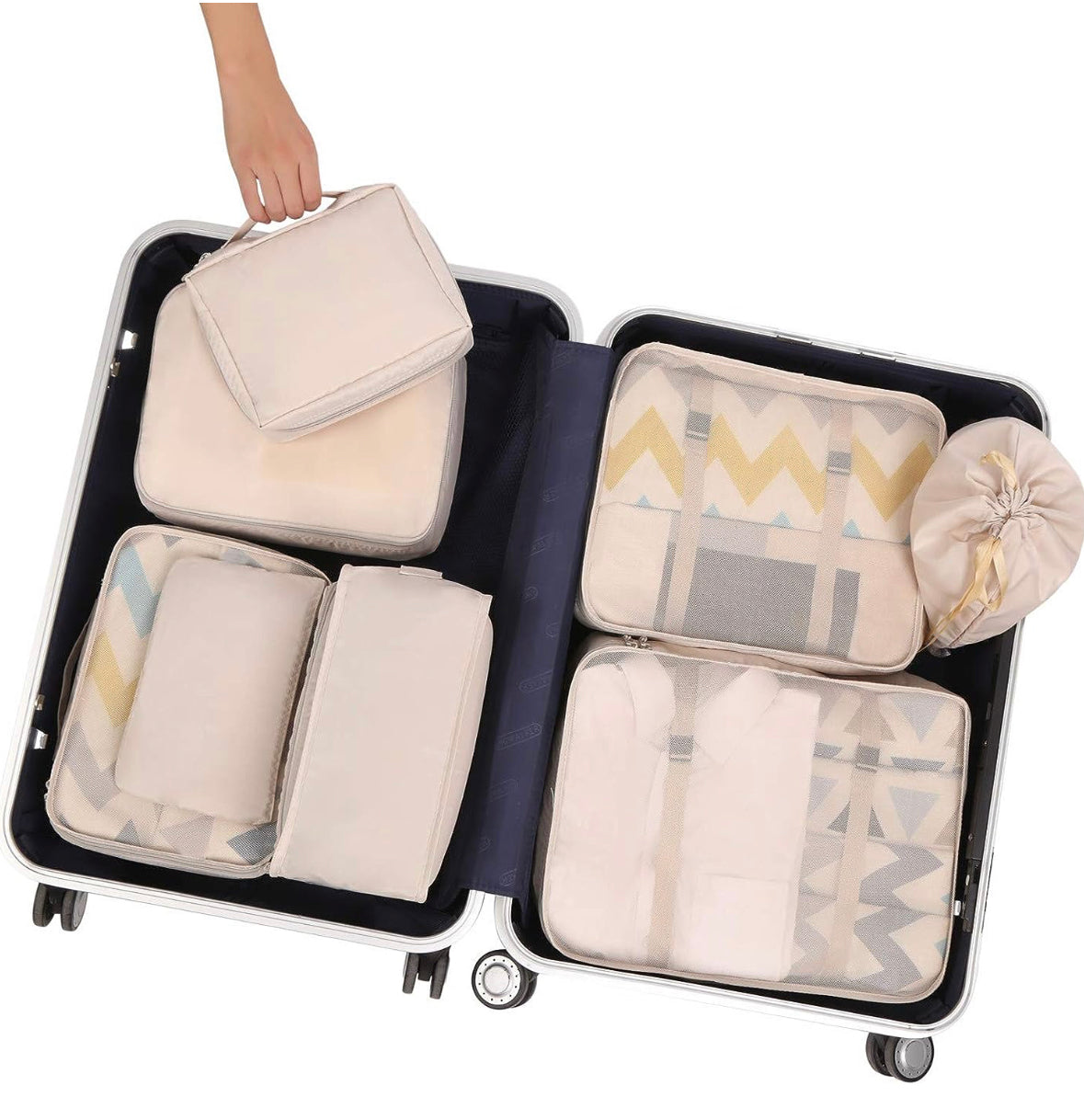 BAGAIL - Conjunto de 8 bolsas organizadores de equipaje