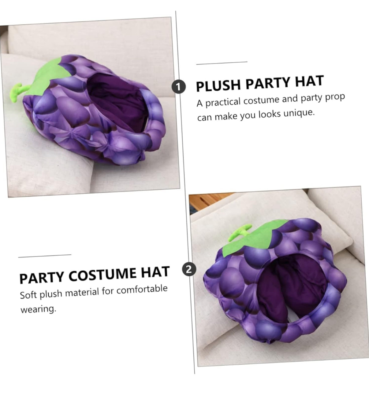 Sombrero de fruta de uva