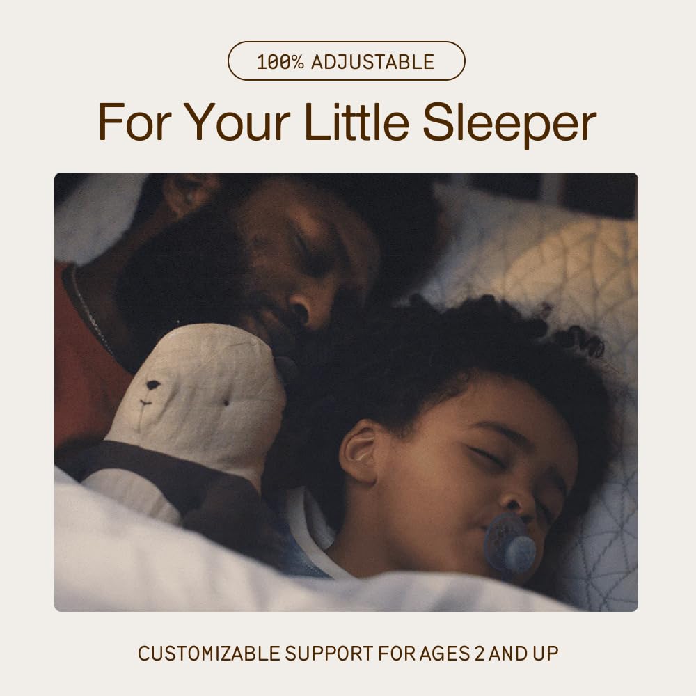 Coop Home Goods Almohada ajustable original para niños pequeños, suave, transpirable, de 19 x 13 pulgadas