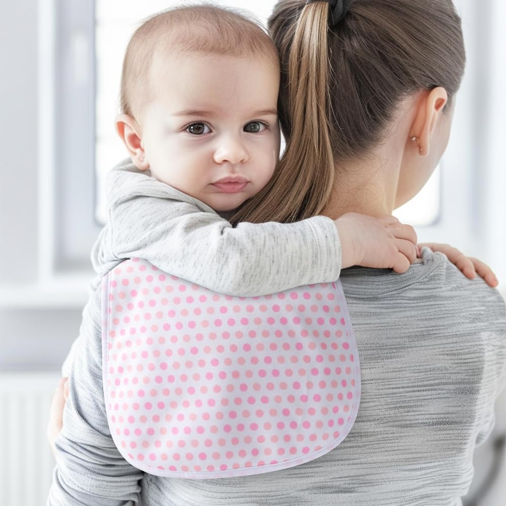 Paquete de 5 paños impermeables para eructos para bebé