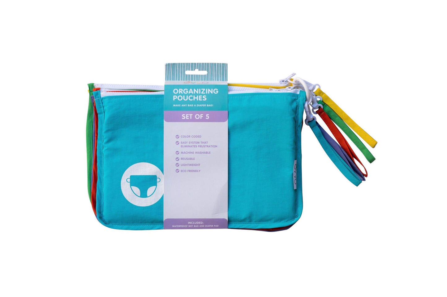 Bolsas organizadoras para bolsas de pañales de OYYO, un juego de 5 piezas
