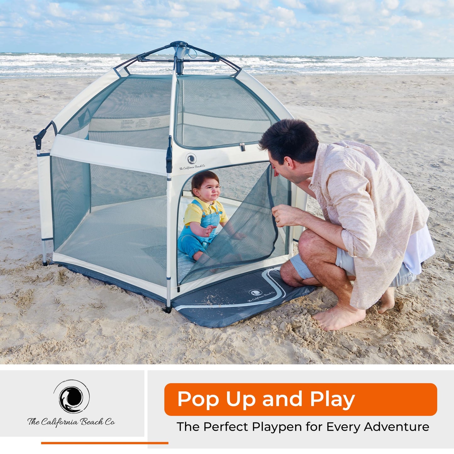 Corralito Pop 'N GO Gris Claro para Bebés