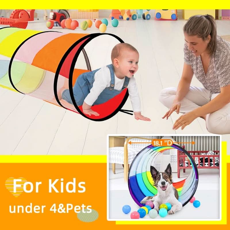 Túnel de juego para niños, tienda de campaña desplegable para bebés