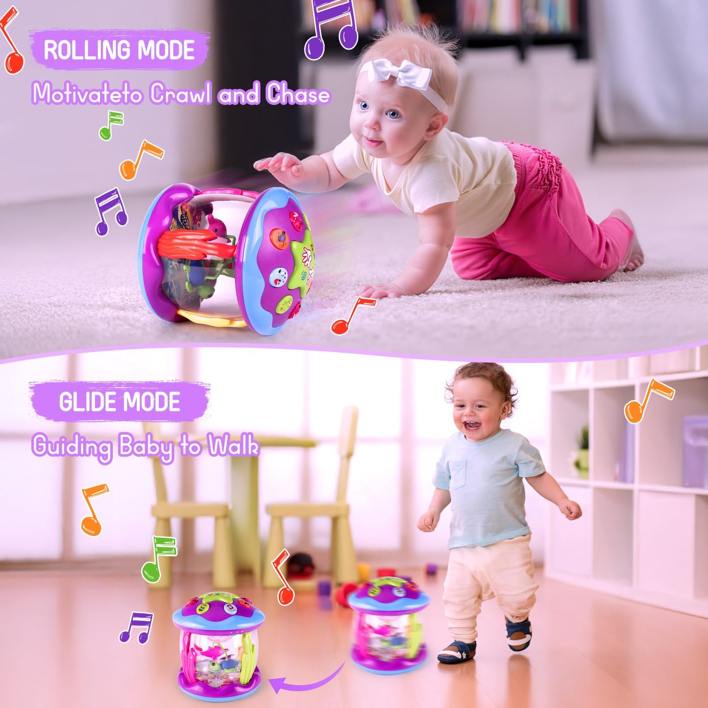 Eilsorrn Juguetes para bebés de 6 a 12 meses