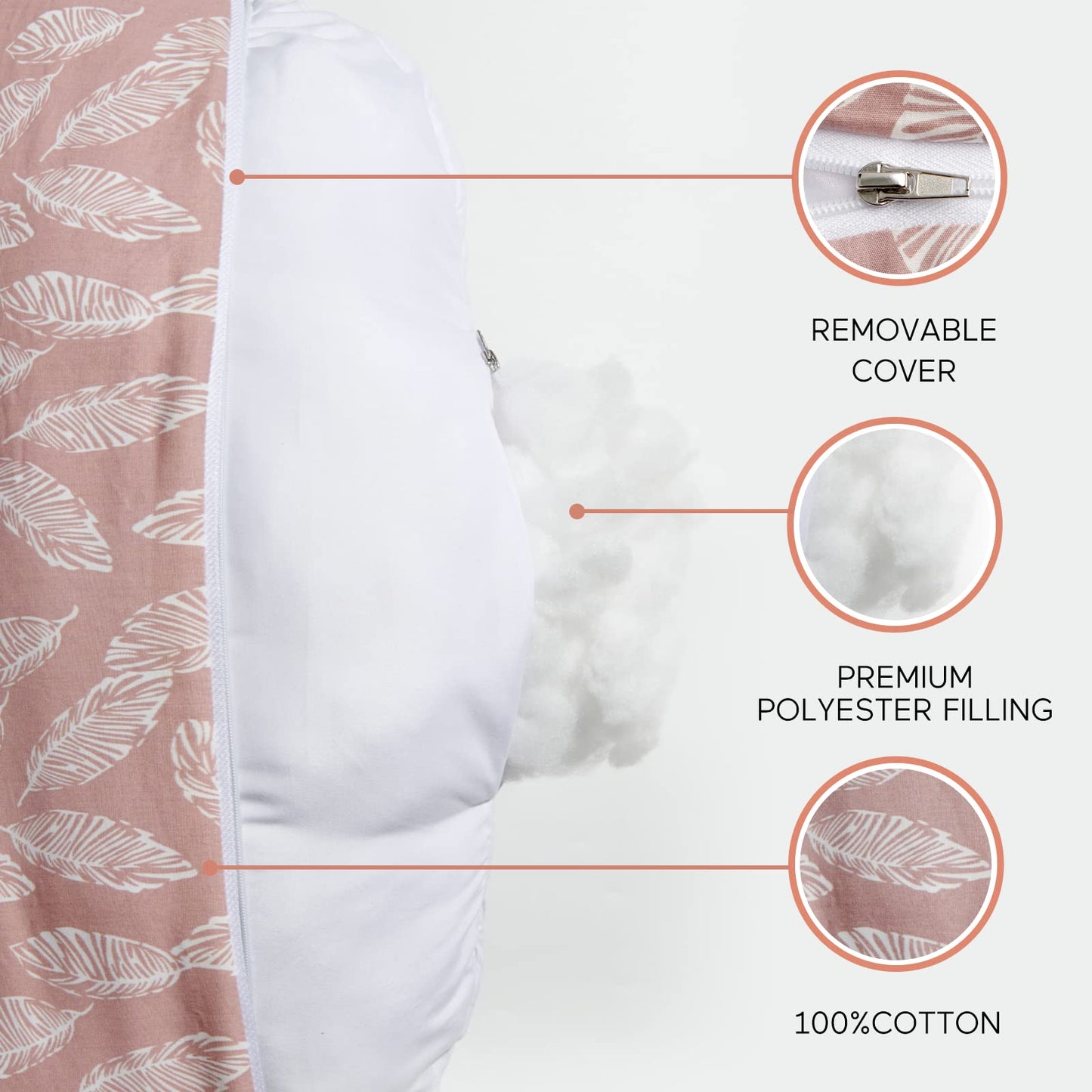 Almohada y posicionador de lactancia Original Momcozy