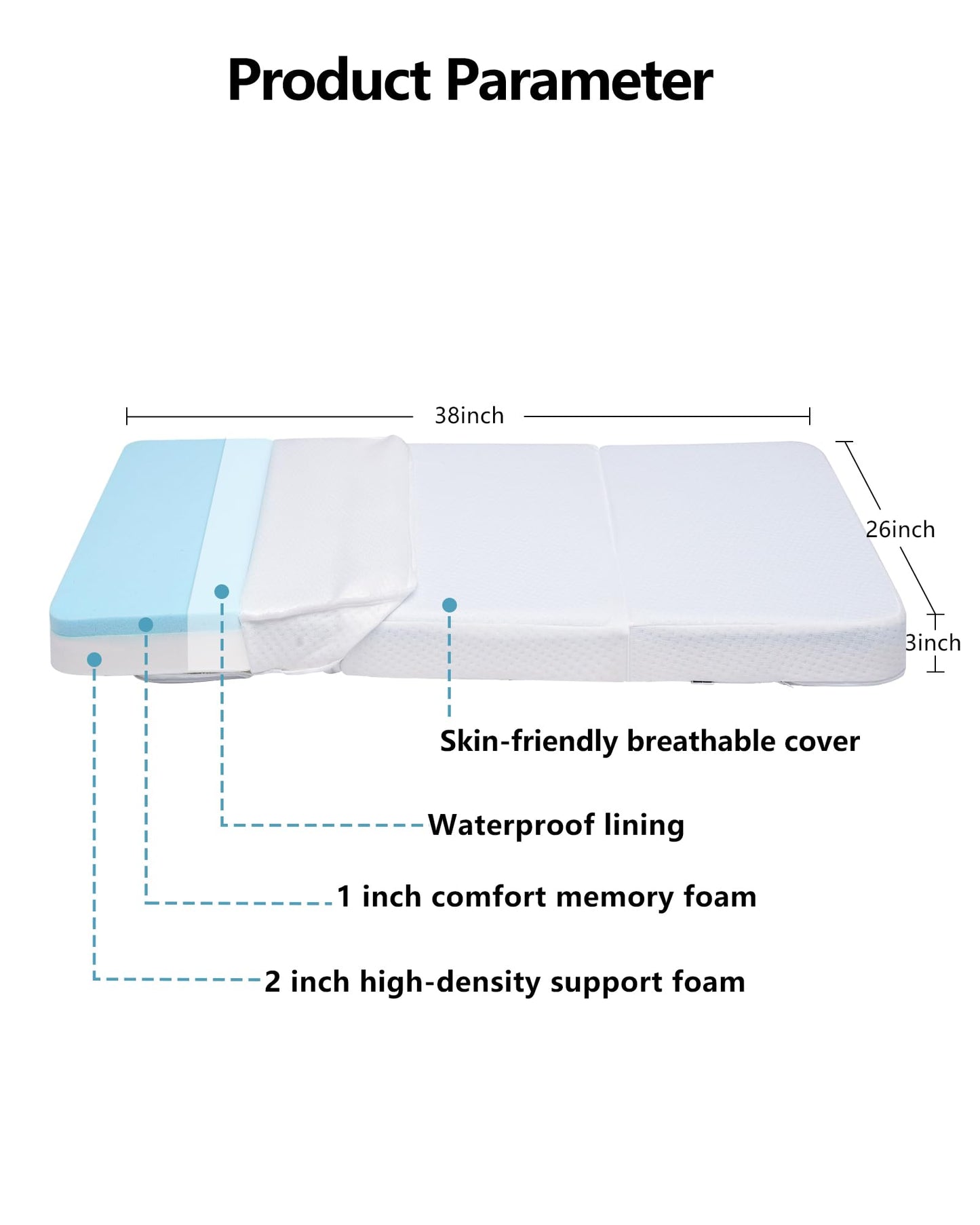 Colchones plegable para encierro