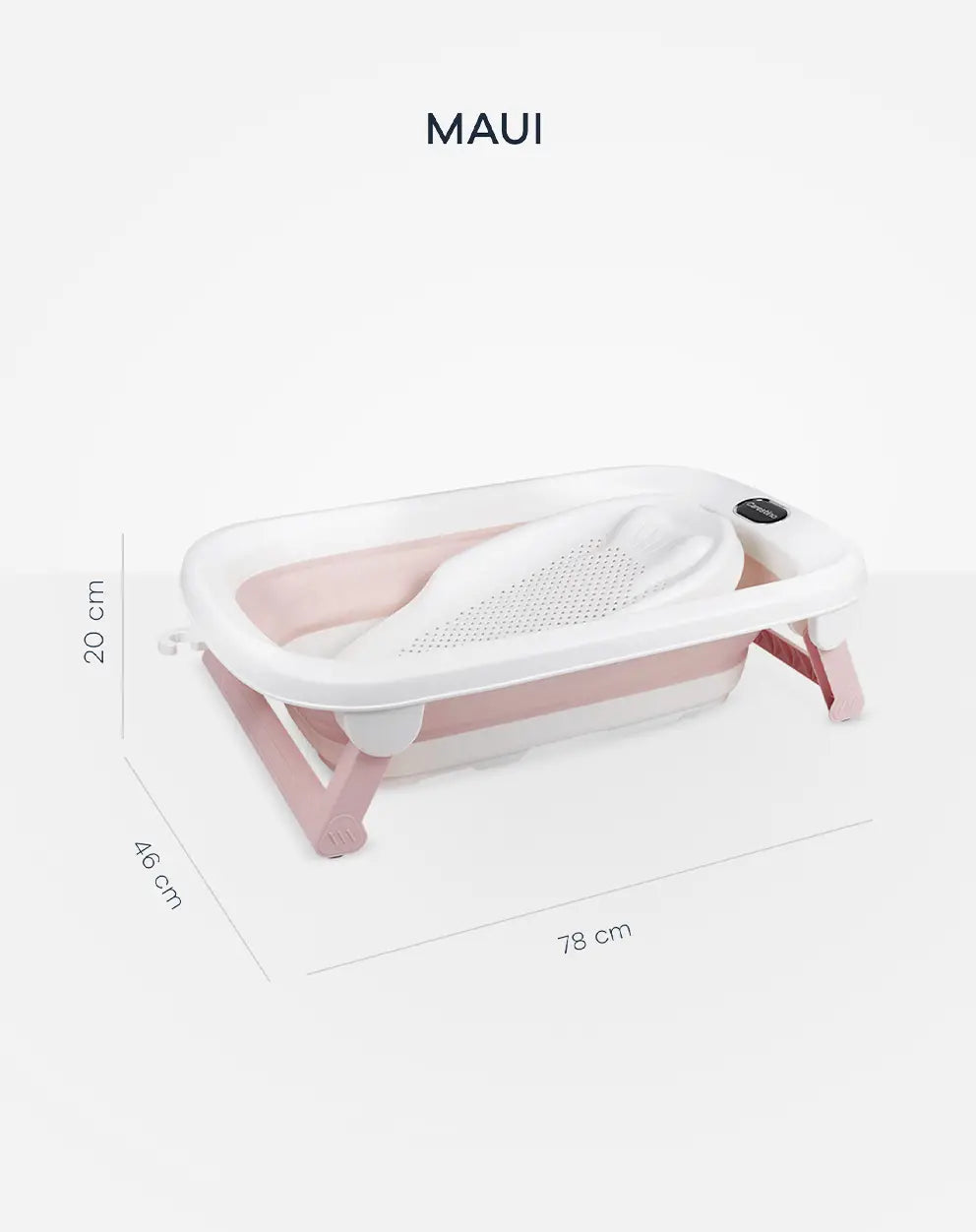 Bañera Plegable con inserto para recién nacido