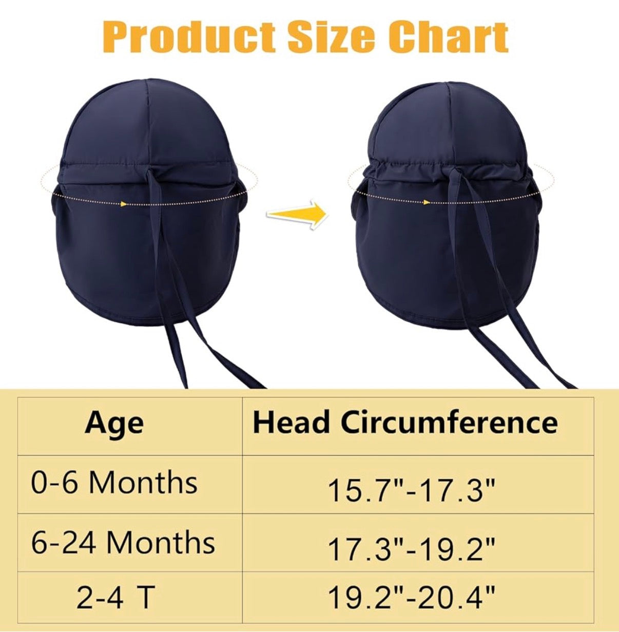 Sombrero de sol para bebé con malla transpirable, UPF 50+, 6-24 meses