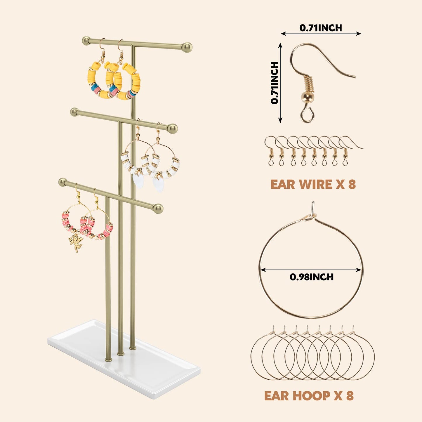 Pipigaty kit para hacer pulseras con cuentas de arcilla Pizooro (3 cajas), 10500 cuentas