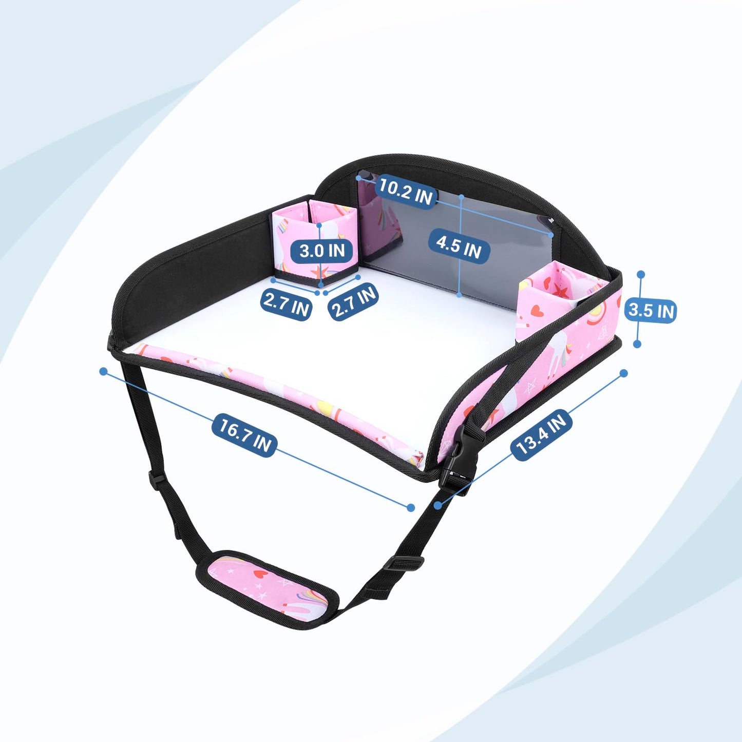 COOLBEBE Bandeja de viaje para niños para asiento de automóvil infantil