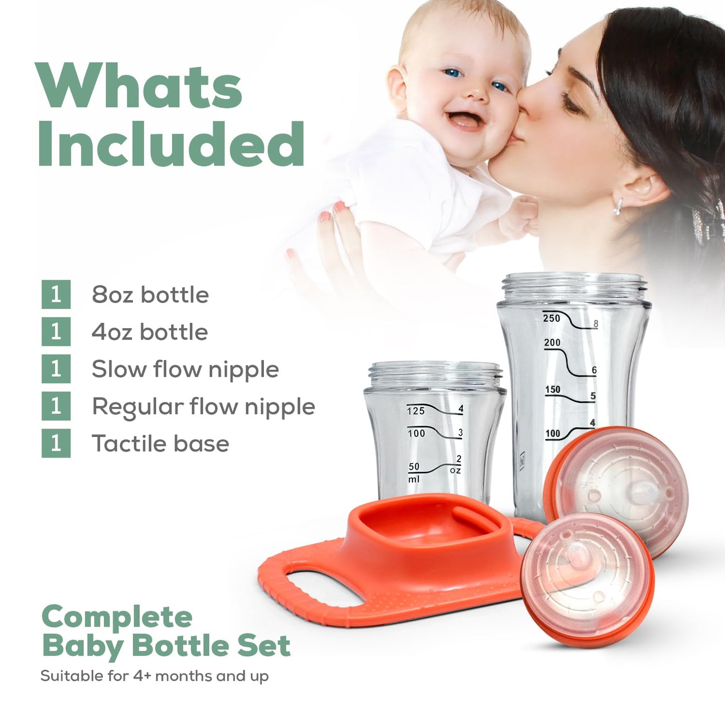 Grio Hold Me System Set (una botella de 4 onzas, una botella de 8 onzas)