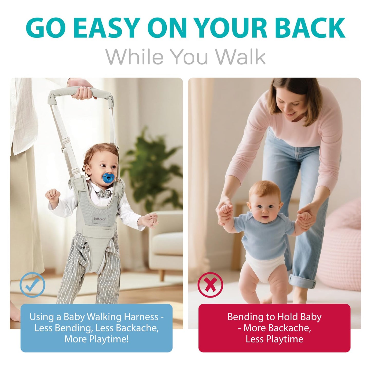 Arnés para caminar para bebé