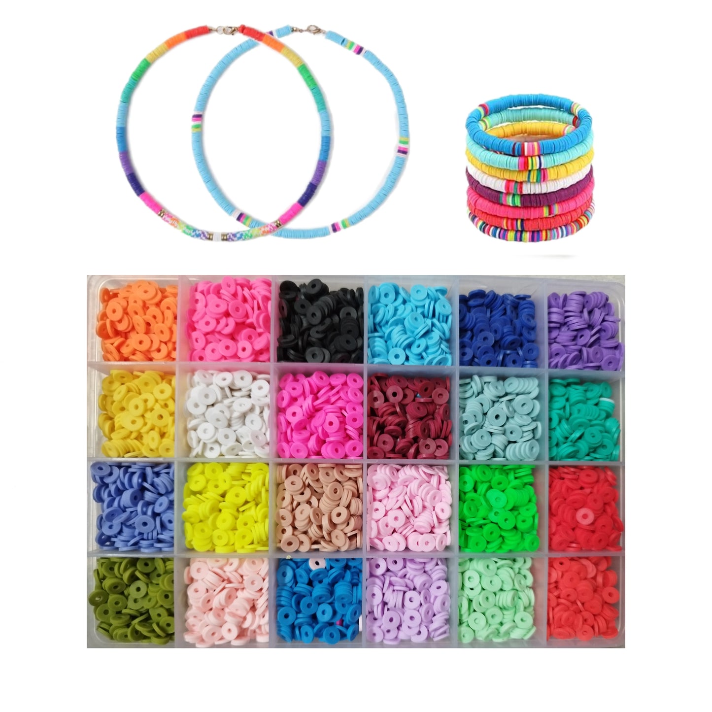 Cuentas de arcilla para pulseras