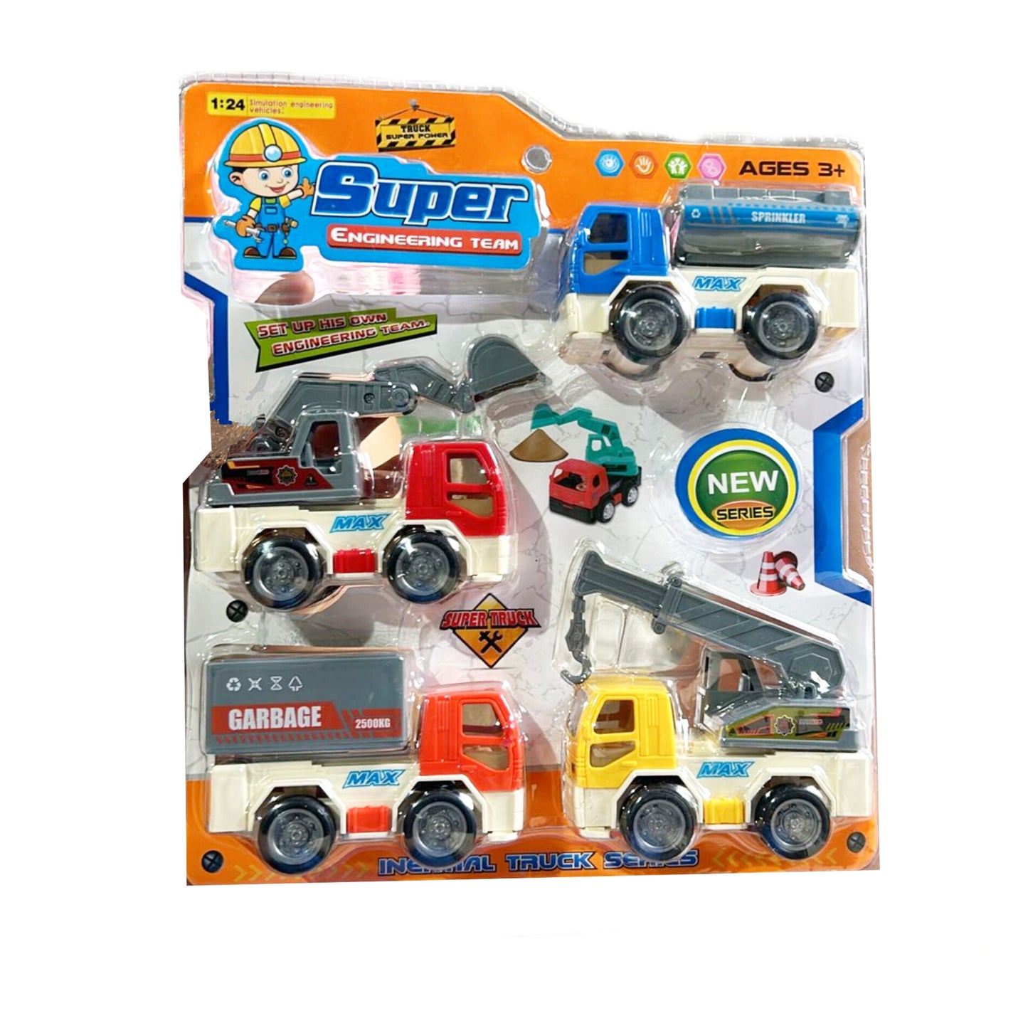 Super Engineering Team- Set de maquinaria de construcción