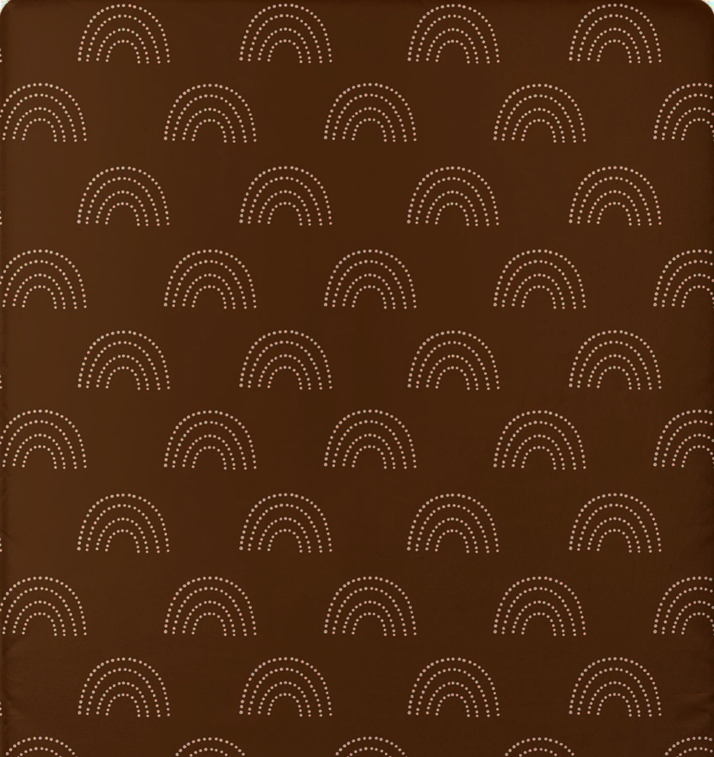 Faith Alone-Set de edredón y sábana para cuna, diseño cocoa rainbow