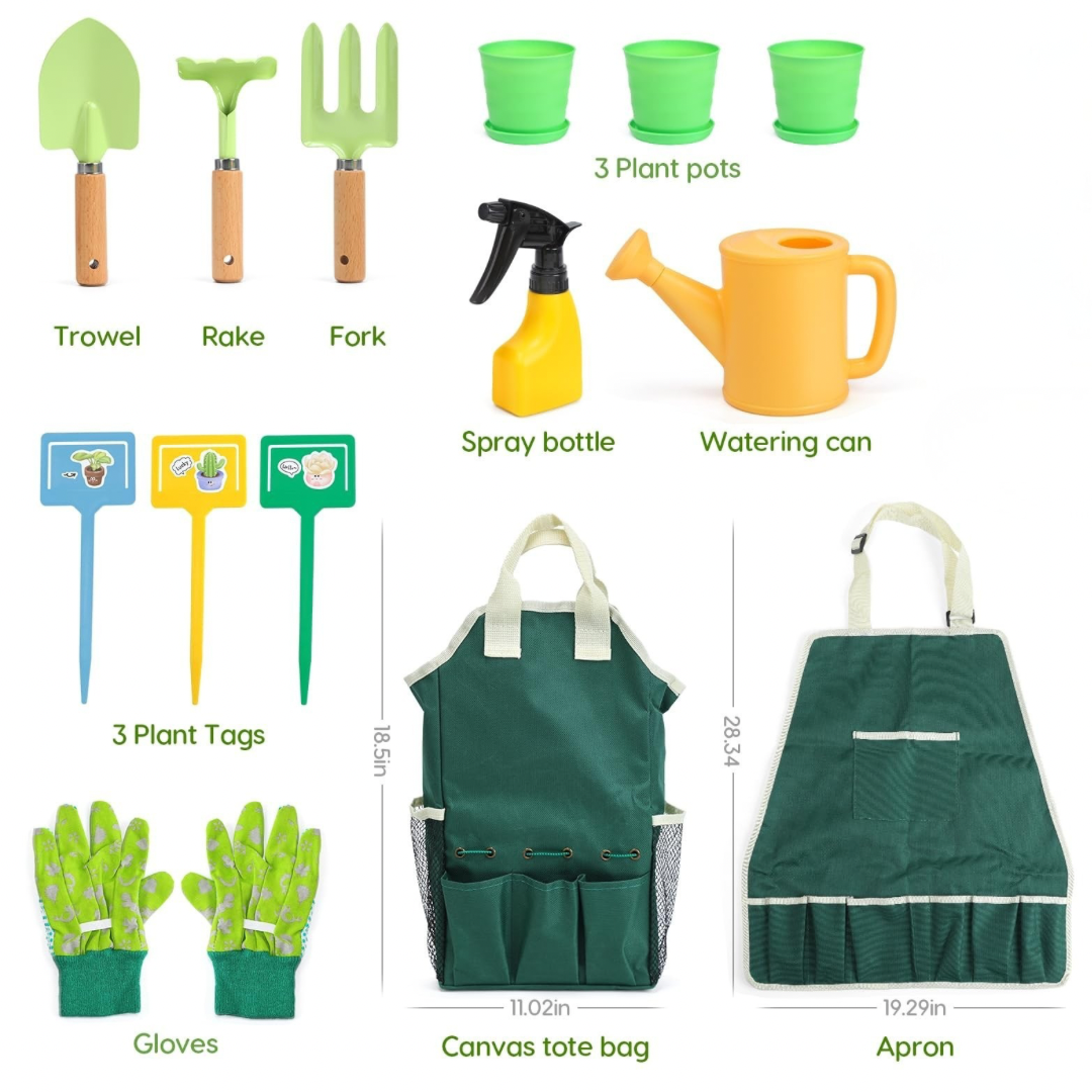 Cute Stone Herramientas Jardineria Kit niños