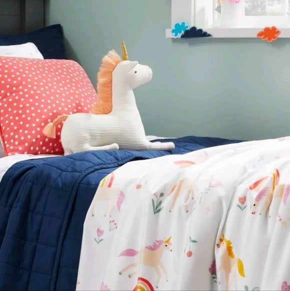 Pillowfort- Cojín con figura de unicornio