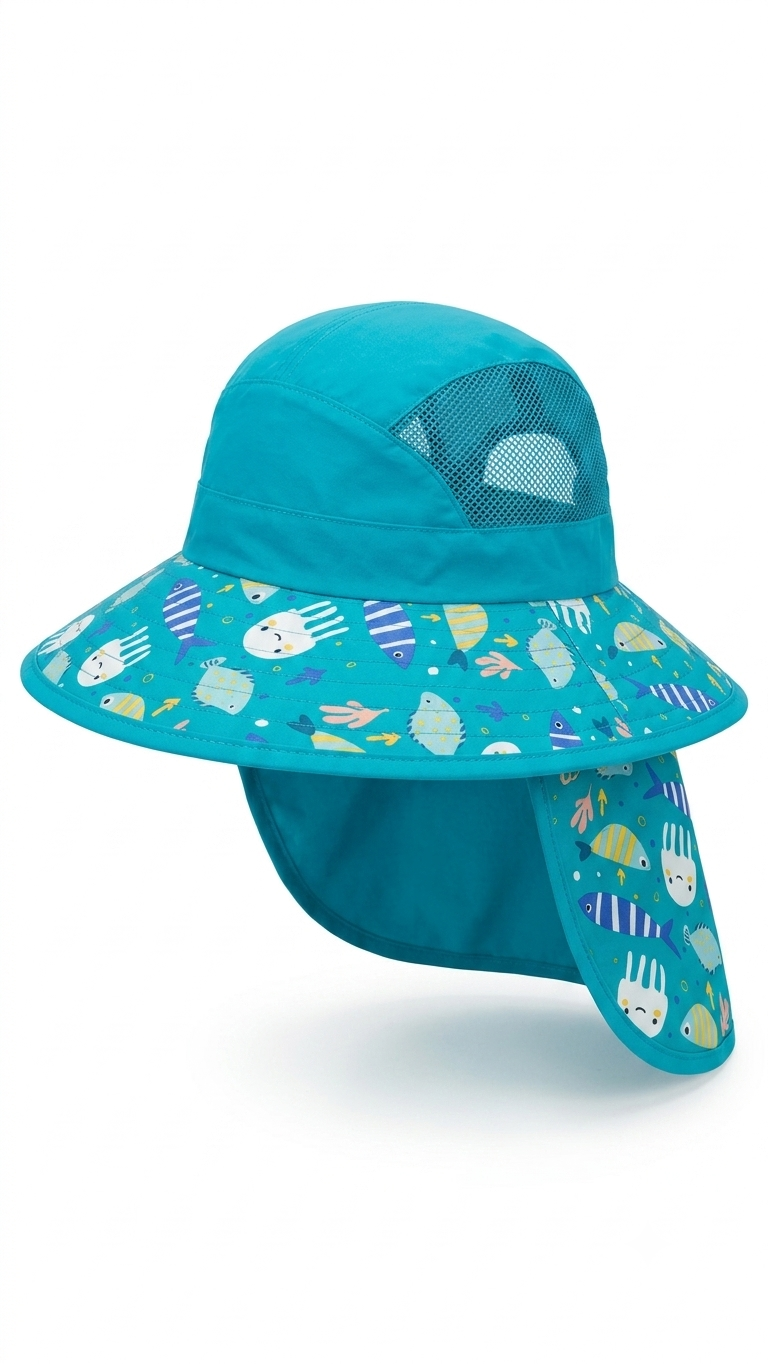E.mirreh- Sombrero para niños con UPF >50, 50-52 cm, 2-3 años