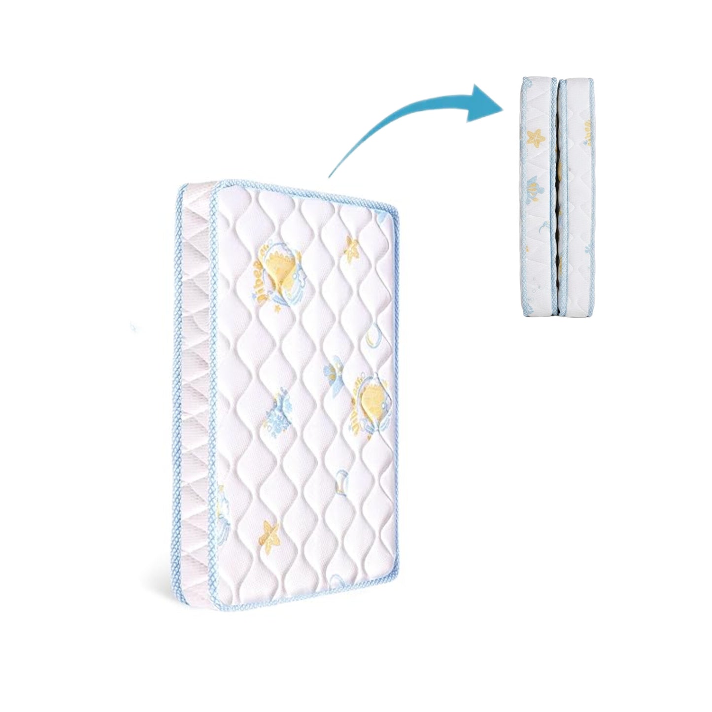 Colchón plegable para encierro, 38x26 pulgadas