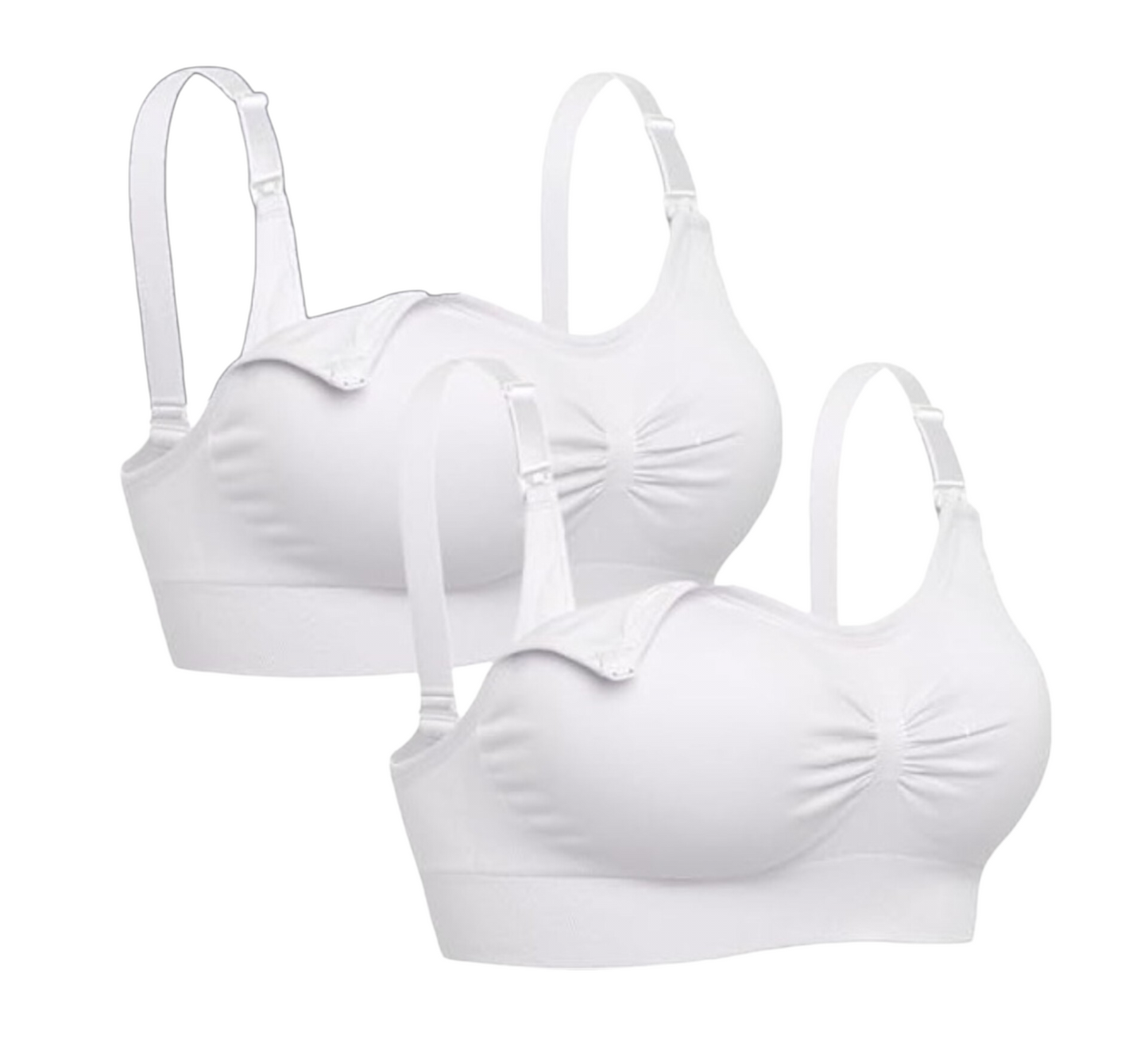 Lataly - Brasier de lactancia sin costuras para mujer, talla S